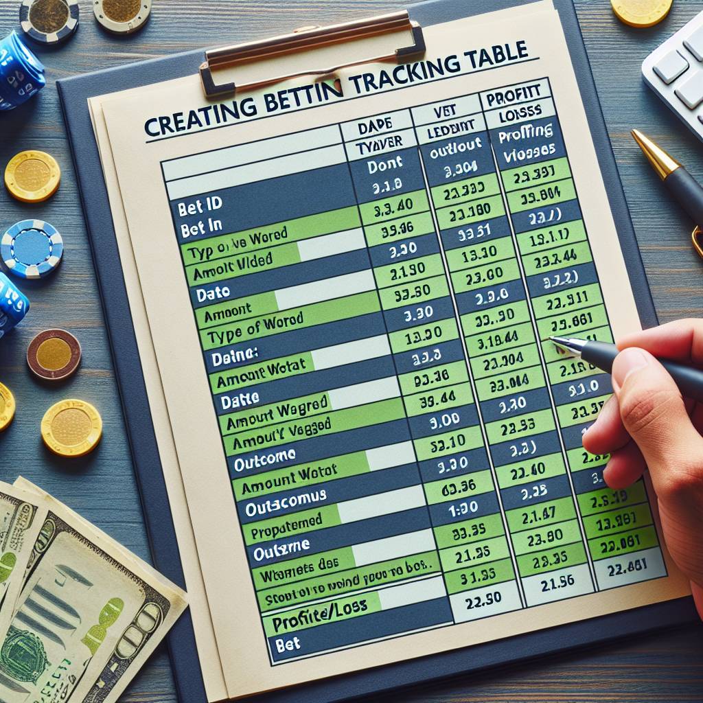 Bahis Takip Tablosu Oluşturma: Kazanç ve Kayıplarınızı Nasıl Takip Edersiniz?